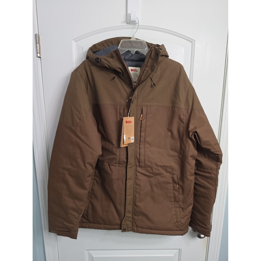 New Fjallraven Men's SKOGSO PADDED Dark Oak JACKET XL